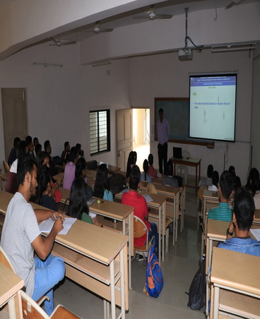 Spacious classrooms with DLP Projectors.