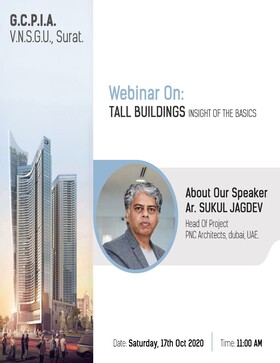 WEBINAR SERIES | GCPIAIF, VNSGU | VOLUME 1.0 | A webinar conducted by Ar. Sukul Jagdev
